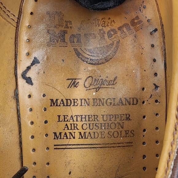 Vintage Dr. Martens 3989 Brogue Oxford Wingtip Made‎ In England Mens Size 9 L10 main image 12